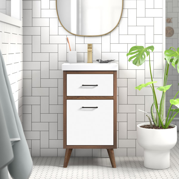 Wade Logan® Kenn 18" Single Bathroom Vanity Set & Reviews Wayfair